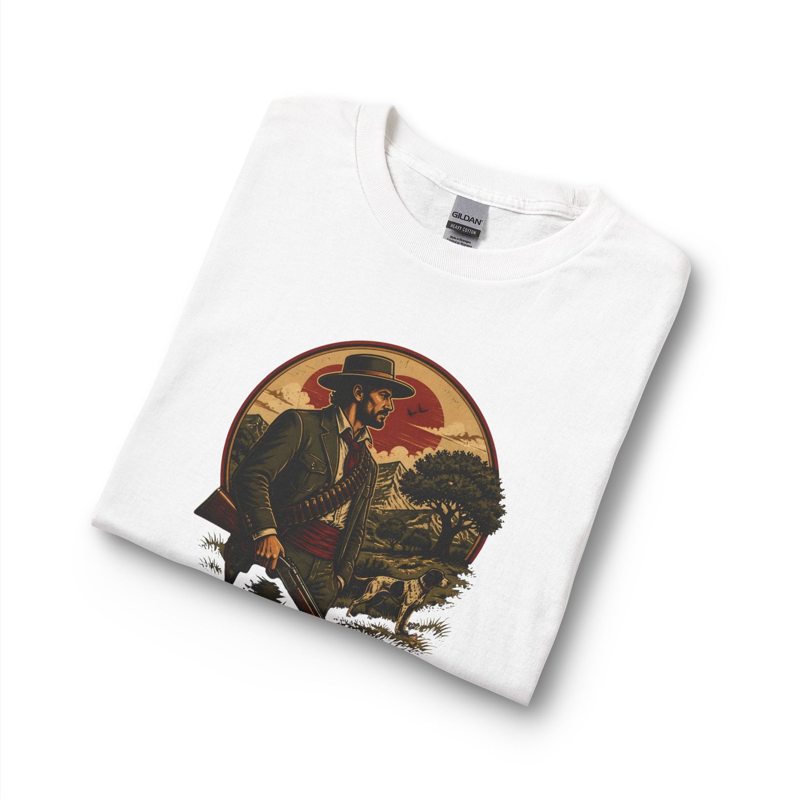 Spanish Hunter Long Sleeve T-Shirt — Vintage Western Hunting Graphic - Image 3